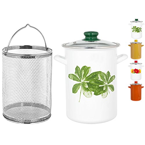 Ensemble de 4 asparagera couvercles en verre as...