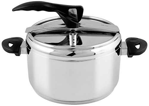Ho-Me In Rombo Home Emma Autocuiseur avec 2 Soupapes de Sécurité, Acier inox, 3,5 litres code EAN 8003512661631 