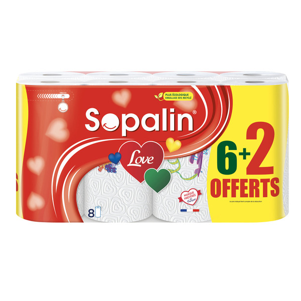 Essuie-tout Love Décoré