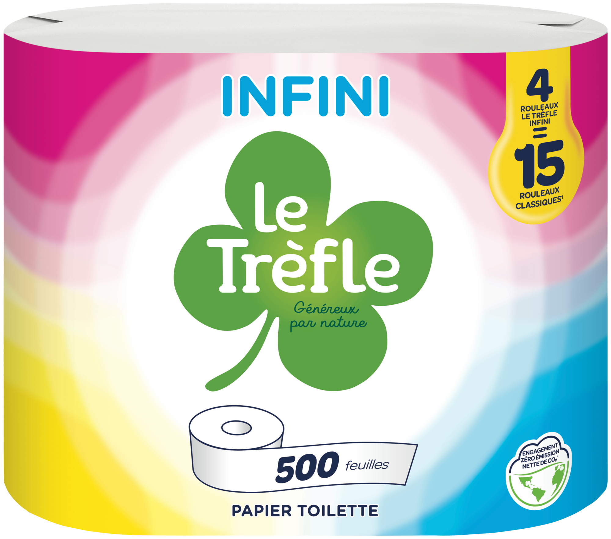 LE TREFLE INFINI PAPIER HYGIENIQUE code EAN 8004260015899 