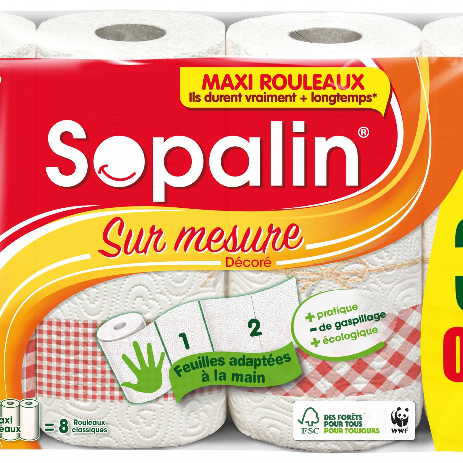 Essuie-tout sur mesure décoré SOPALIN