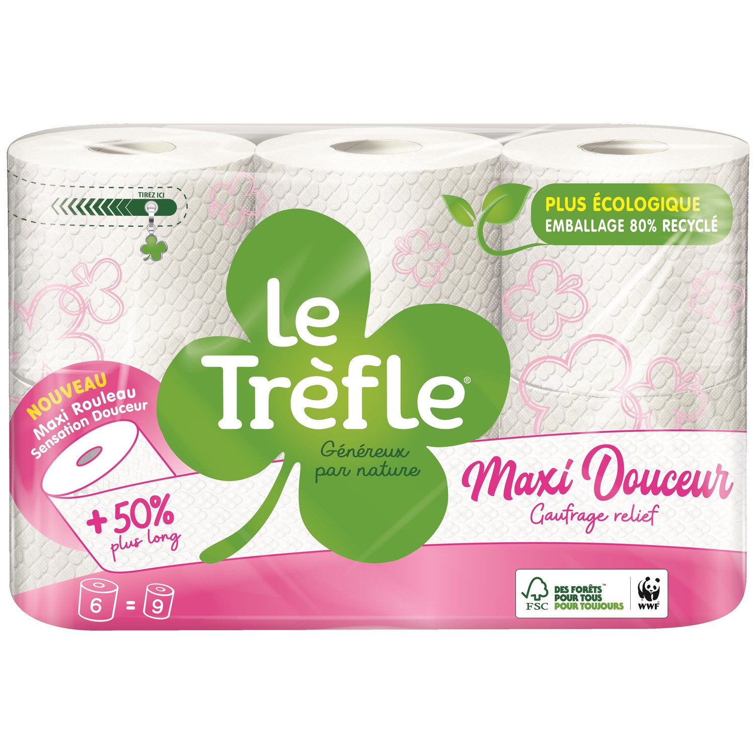 Papier toilette maxi douceur
