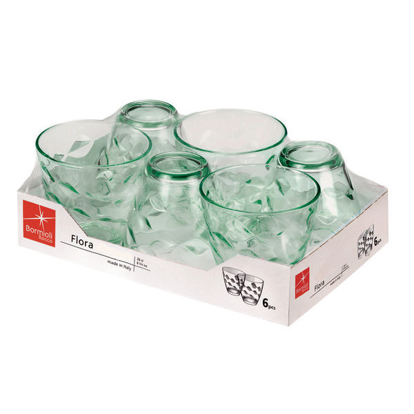 6 gobelets Flora