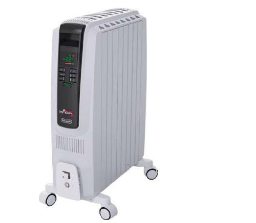 DeLonghi De'Longhi Dragon-4 TRD4 0820ER Oil Filled Radiator with Timer/ Electronic Climate Control, 2 KW - White code EAN 8004399101067 