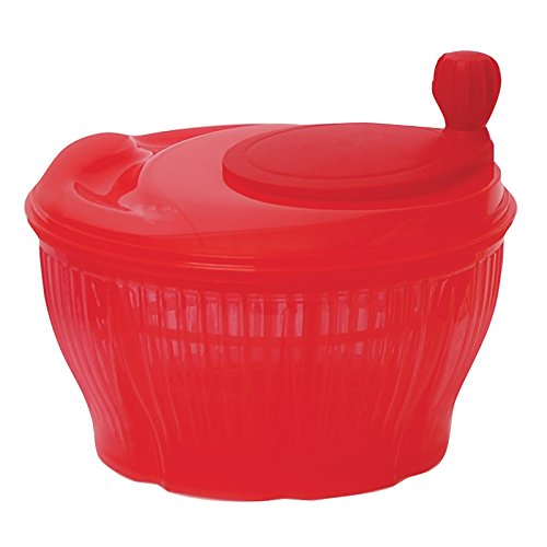Spinny essoreuse à salade en plastique rouge