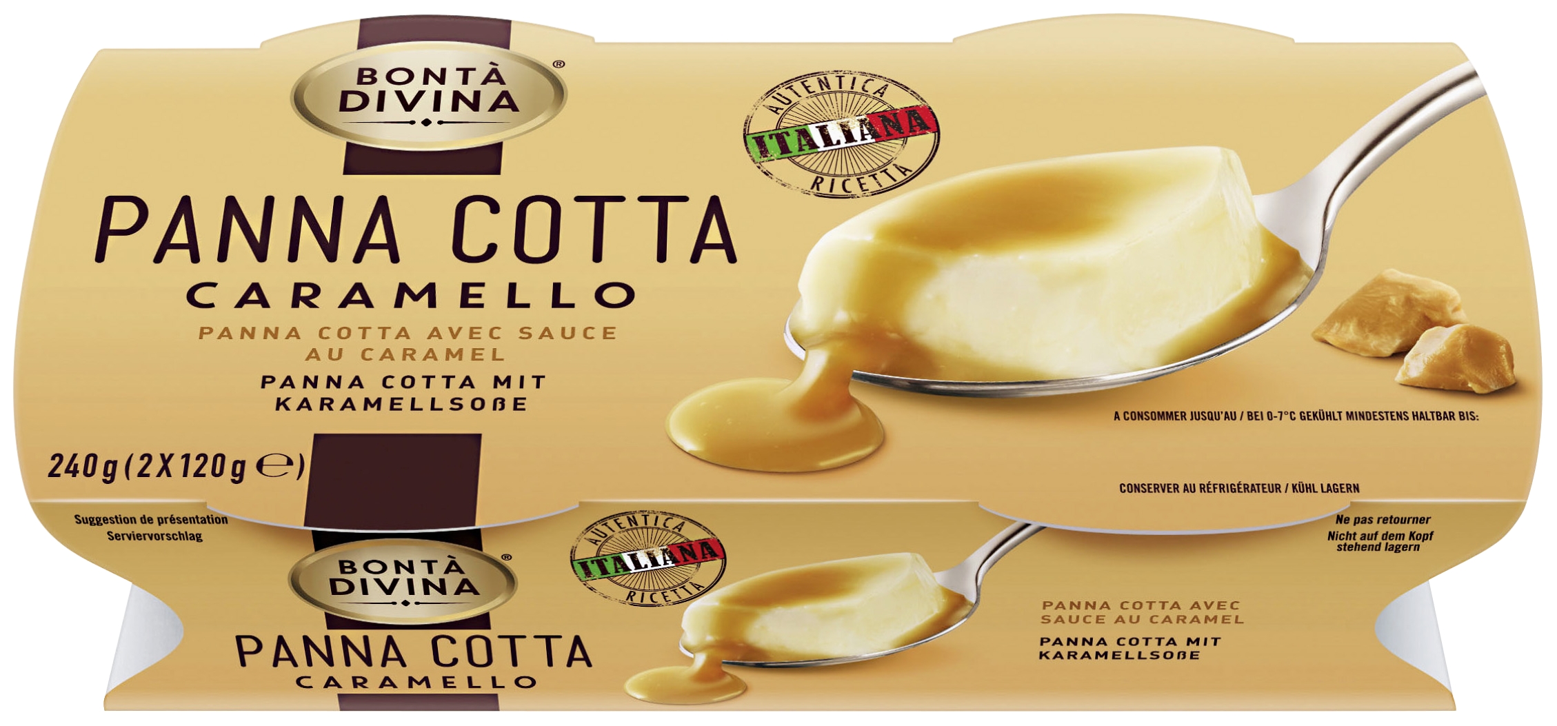 Panna cotta caramel Bonta Divina