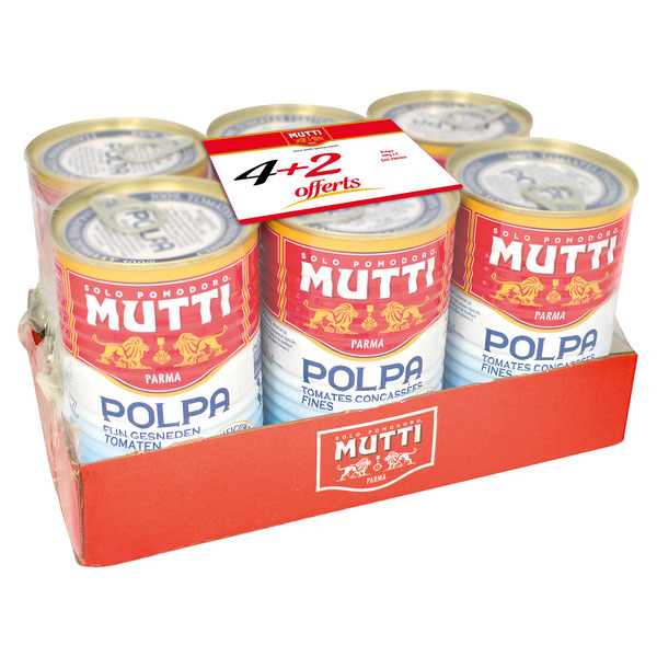 Pulpe de tomates concassées fines