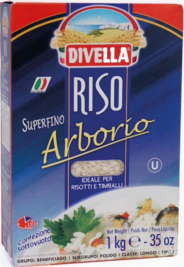 DIVELLA RIZ ARBORIO code EAN 8005121218107 