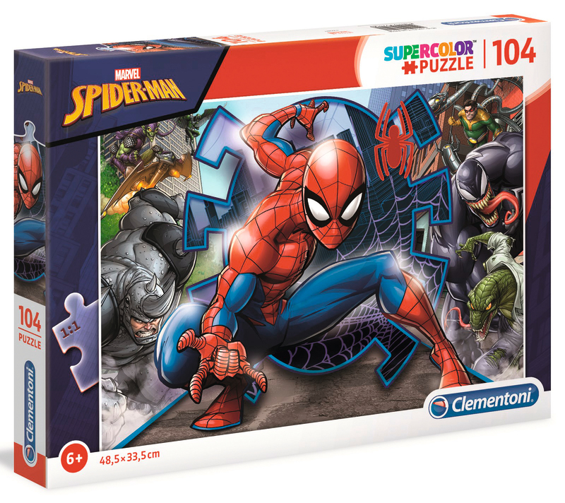 Spider man PUZZLE 104 PIÈCE SPIDER MAN - VISUEL 1 Spider man code EAN 8005125271160 