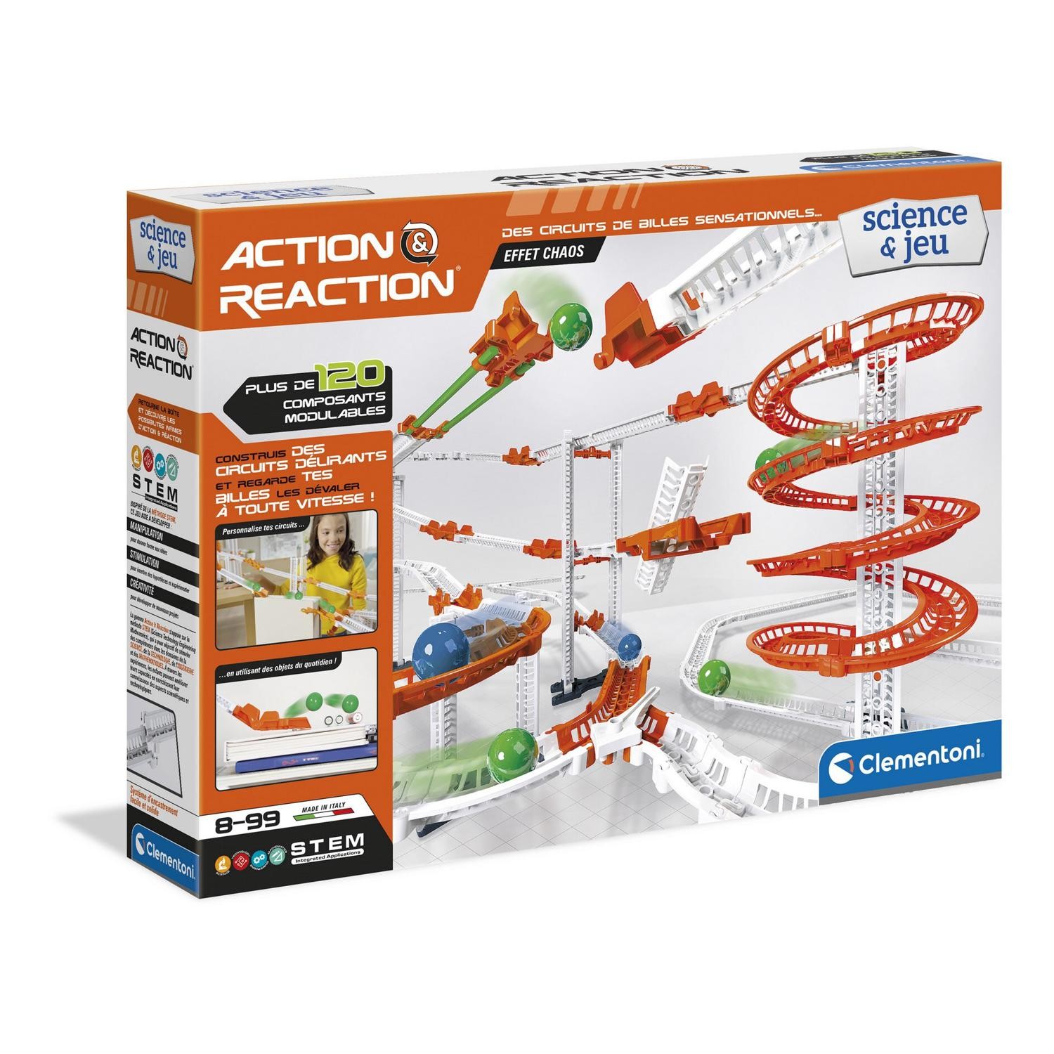 Jeu Action & Réaction - Effet Chaos CLEMENTONI