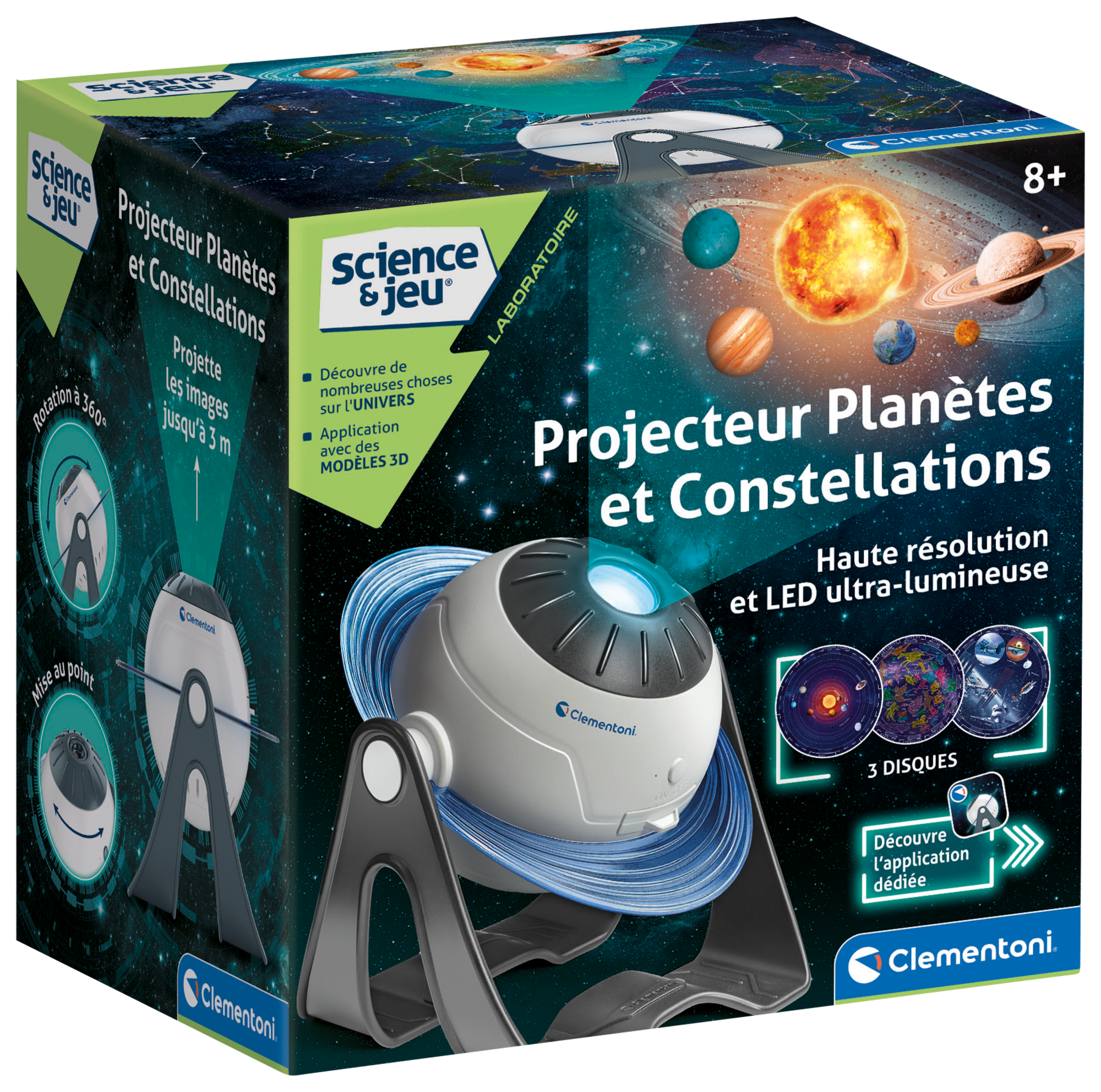 CLEMENTONI PROJECTEUR PLANÈTES ET CONSTELLATIONS code EAN 8005125527809 