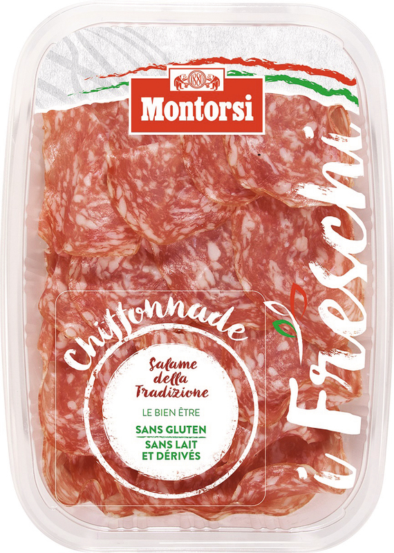 Montorsi CHIFFONADE DE SAUCISSON ITALIEN Montorsi code EAN 8005153004433 