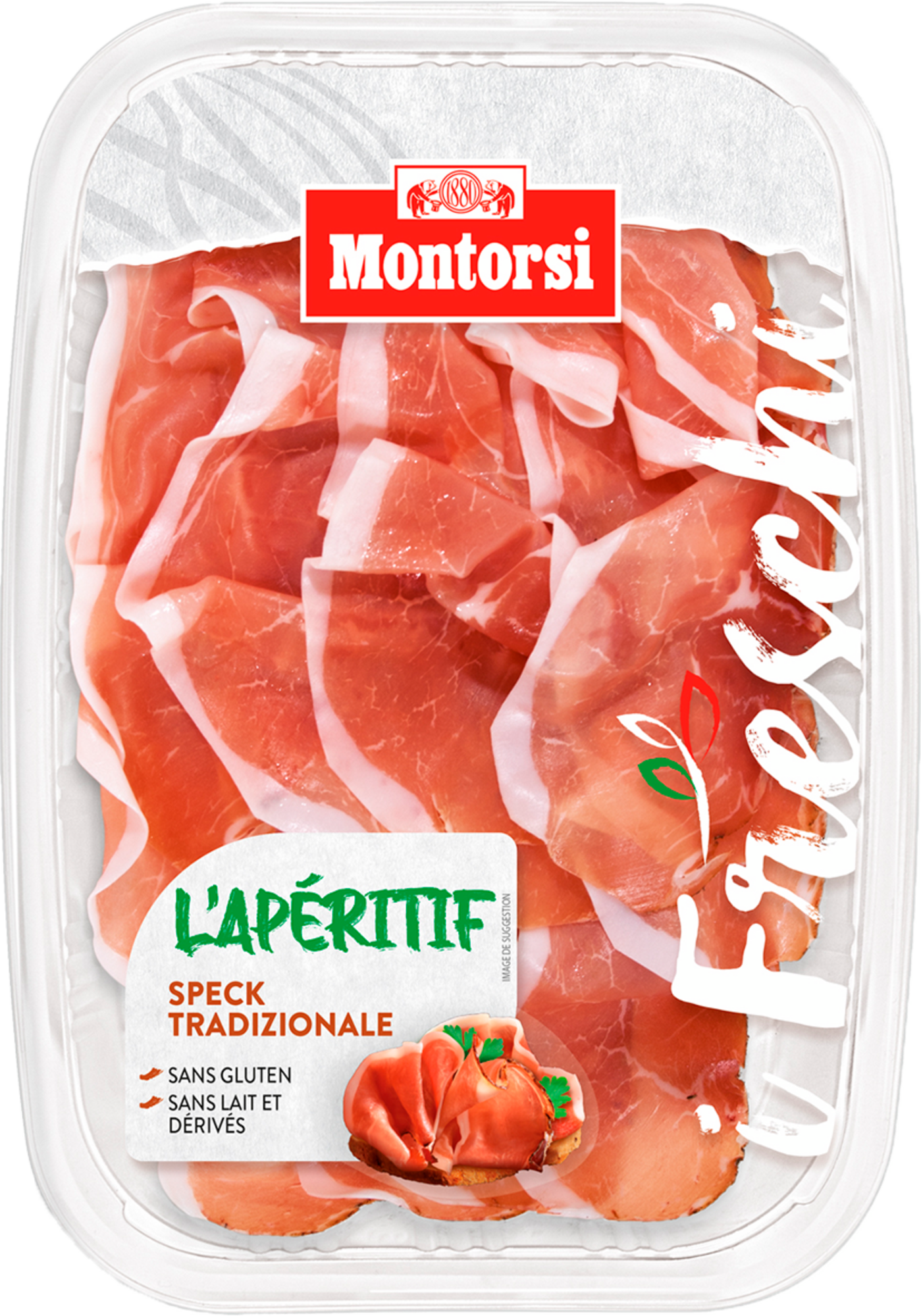 Chiffonnade Speck tradizionale 8005153902470 Montorsi Chiffonnade Speck tradizionale 8005153902470 Montorsi