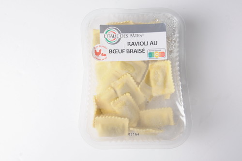 L’ITALIE DES PÂTES RAVIOLI AU BŒUF BRAISÉ code EAN 8005658008233 