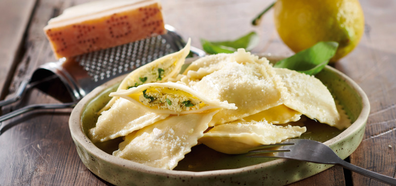  FE RAVIOLI AU BASILIC BIO  code EAN 8005658018836 