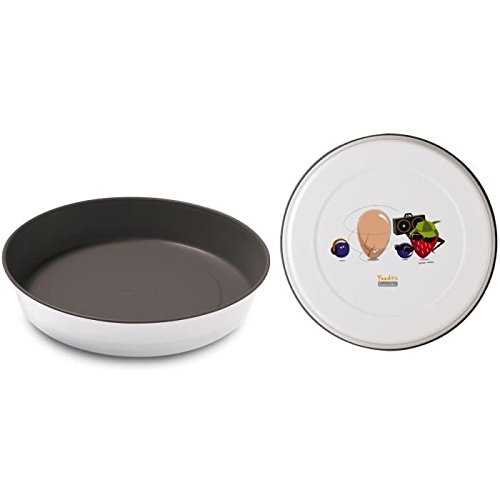 GUARDINI Moule a clafoutis Foodies en acier blanc