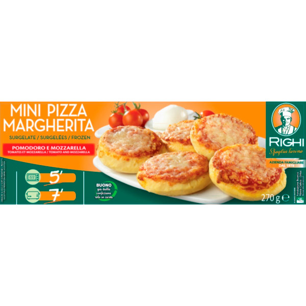  Mini Pizza Margherita  code EAN 8006278003974 
