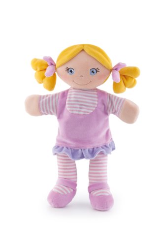 - 64235 - marionnette - poupée en étoffe - rose