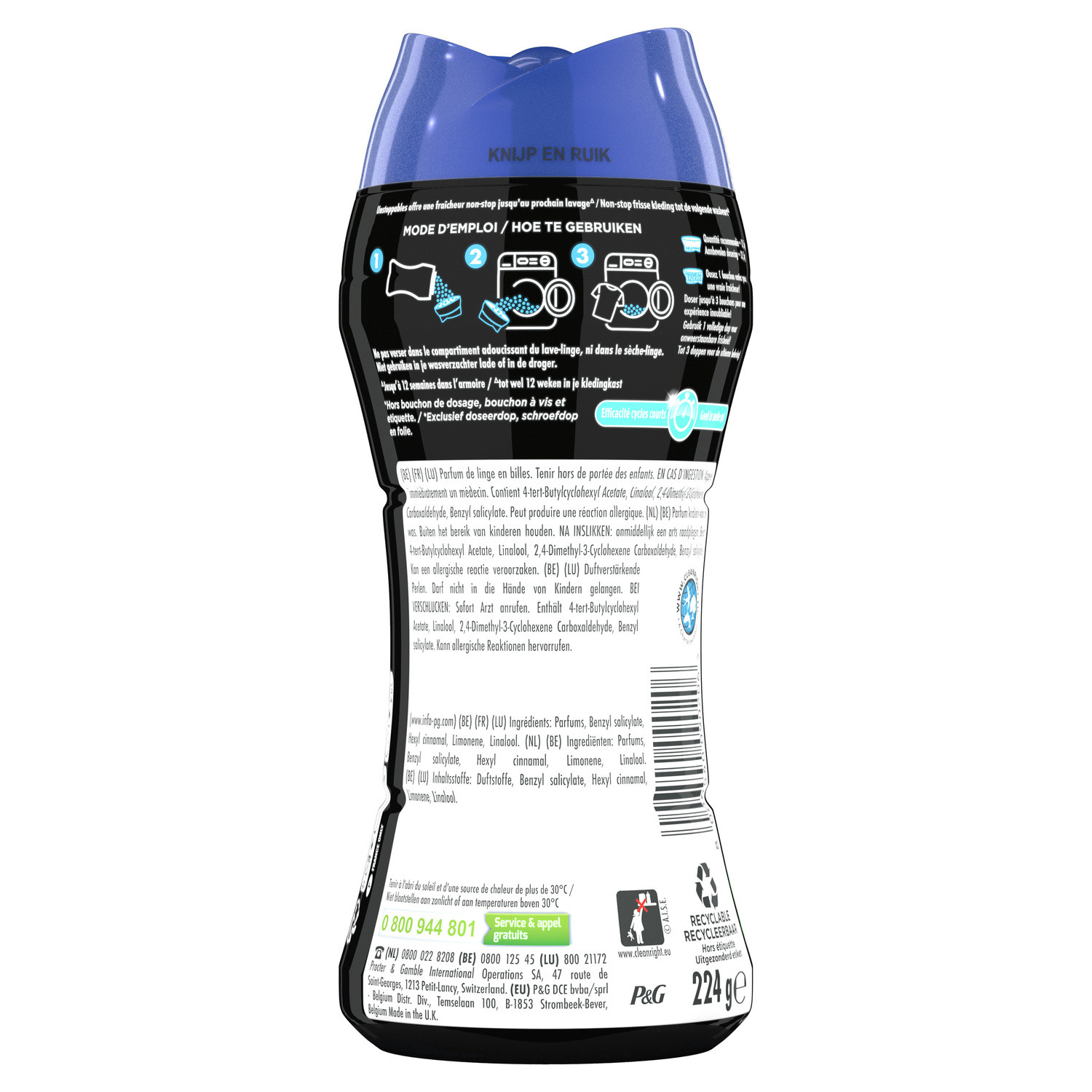 Parfum de linge actif LENOR UNSTOPPABLES