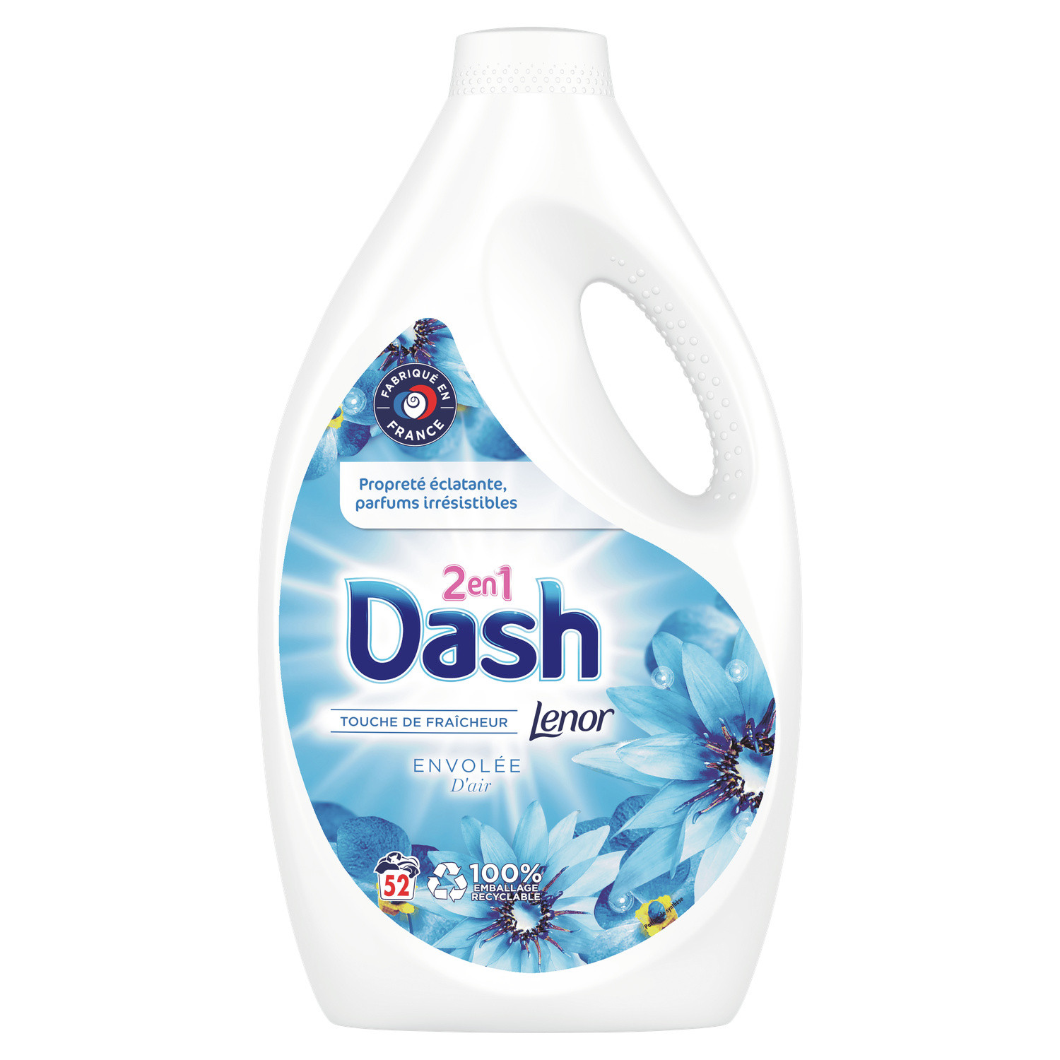Lessive liquide envolée d'air 2en1 DASH 8006540112403 DASH Lessive liquide envolée d'air 2en1 DASH 8006540112403 DASH