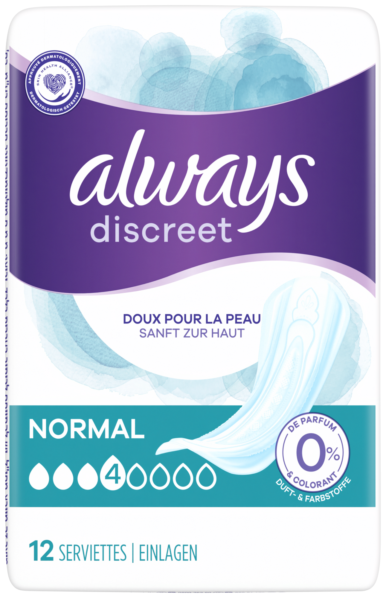INCONTINENCE 8006540413241 ALWAYS DISCREET INCONTINENCE 8006540413241 ALWAYS DISCREET