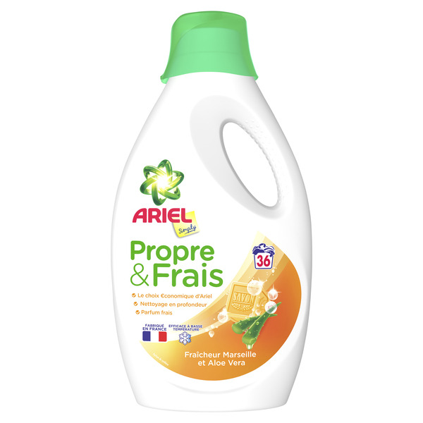 ARIEL SIMPLY Lessive liquide code EAN 8006540464571 