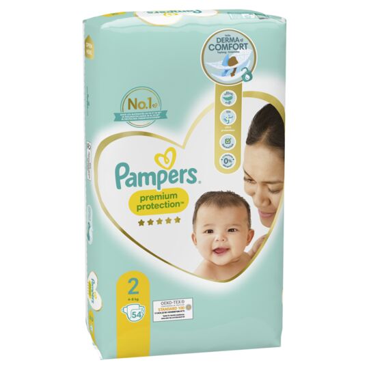 Couches bébé taille 2 : 4kg - 8kg premium protection PAMPERS 8006540482711 