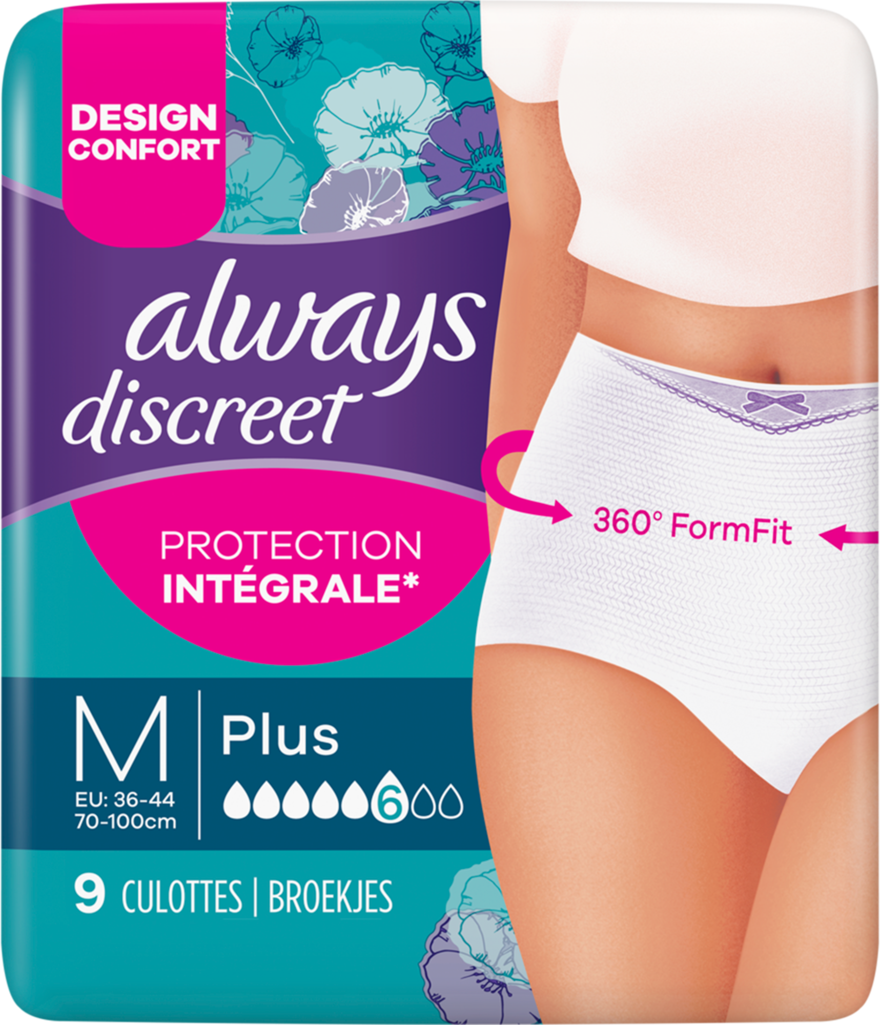 CULOTTE INCONTINENCE 8006540677384 ALWAYS DISCREET CULOTTE INCONTINENCE 8006540677384 ALWAYS DISCREET