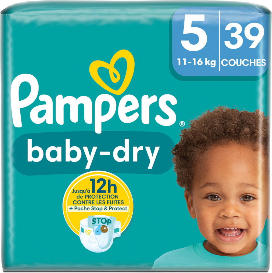 COUCHES PAMPERS BABY DRY 8006540711279 