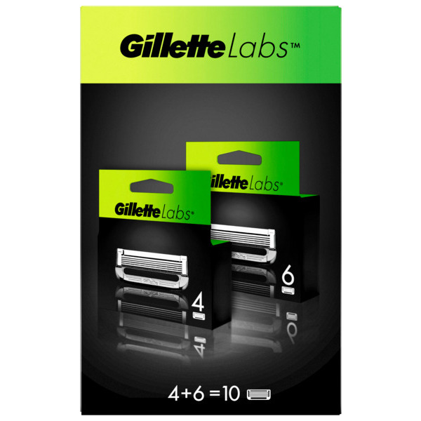 GILLETTE LAMES LABS 4+6
 code EAN 8006540762219 