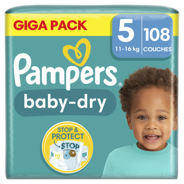 PAMPERS Couches "Giga Pack" code EAN 8006540783122 