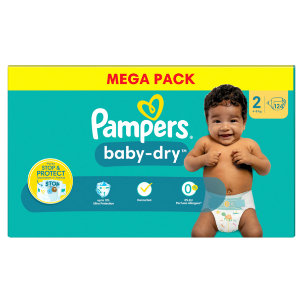 PAMPERS Couches "Mega Pack" code EAN 8006540792704 
