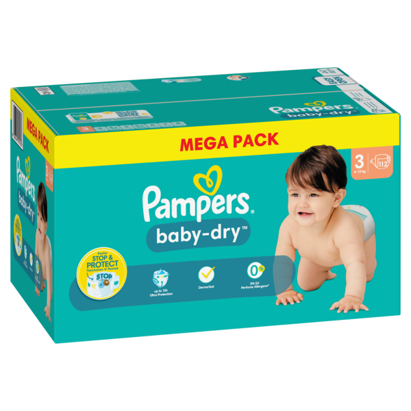 PAMPERS Couches "Méga pack" code EAN 8006540792728 