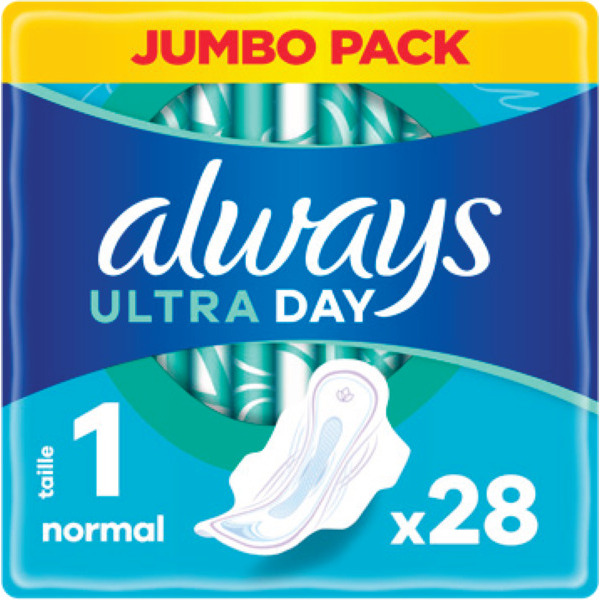 SERVIETTES HYGIÉNIQUES ULTRA DAY AILETTES NORMA...