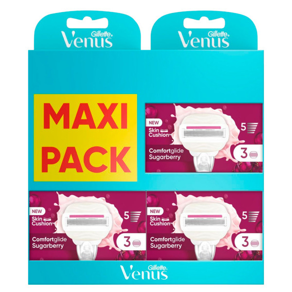  Lames Comfortglide Sugarberry Gillette Venus code EAN 8006540919965 