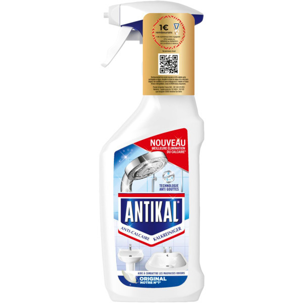  Spray Nettoyant Anti-Calcaire Original Antikal code EAN 8006540987339 