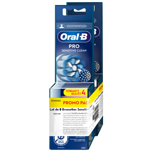 BROSSETTES PRO SENSITIVE CLEAN 4+2
