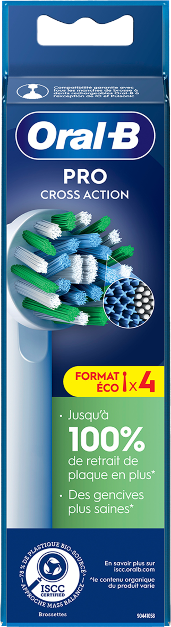ORAL B PRO 3 BROSSETTES POUR BROSSE A DENTS ELECTRIQUE  code EAN 8006540993149 