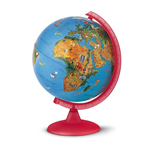 TECNODIDATTICA GLOBE GLOBE ÉCLAIRÉ ZOO TECNO DIDACTIQUE CARTOGRAPHIE POLITIQUE PHYSIQUE 25 CM code EAN 8007239013735 