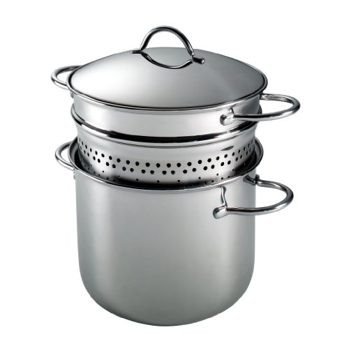 401048022 cuiseur à pâtes en acier 18/10 avec p...