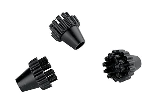 Vaporetto lot de 3 brosses rondes noir