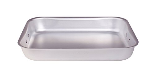 Plaque à rôtir rectangulaire basse en aluminium...