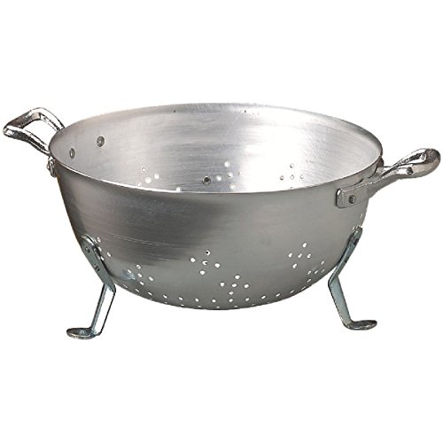 Fama1522 passoire avec 3 pieds et 2 poignées, a...