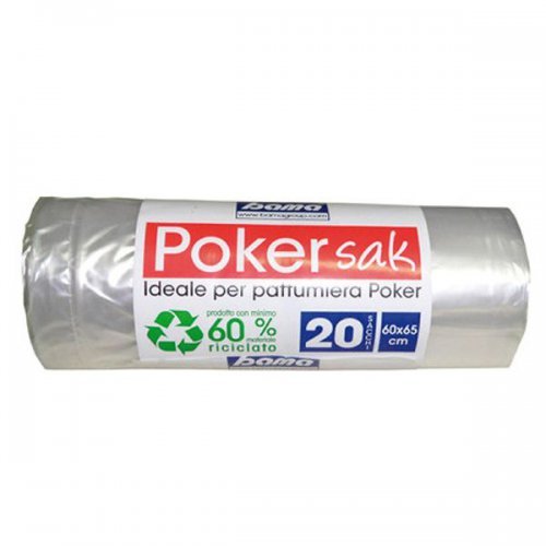 Sacs pour sacs poubelles poubelle Poker de 20 p...