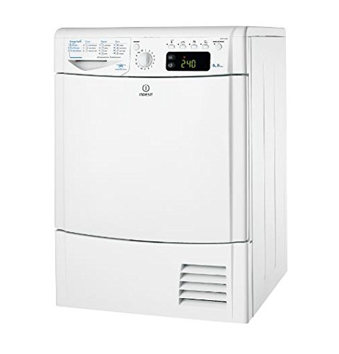 Indesit Idce h g45 b sèche linge condensation 8 kg départ différé, nombre de températures: 4, sonde électronique, affichage du temps restant, programme délicat, programme rapide, cycle fraicheur, voyant entretien filtre, voyant réservoir plein, voyant fin de programme, ecran code EAN 8007842825350 