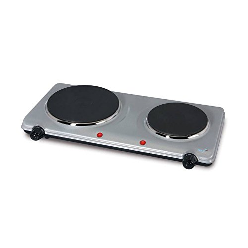 Réchaud électrique 2 plaques Ø165mm/1500W et Ø1...