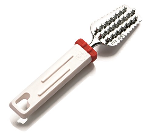 Poissons échelle remover Grattoir en acier inoxydable, poissons, nettoyant pour la peau - Italien 8008108306538 ZASEVES