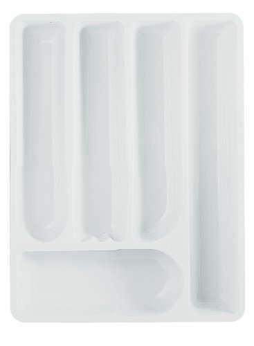 16730011 range couverts blanc 5,5 x 39,5 x 30 cm