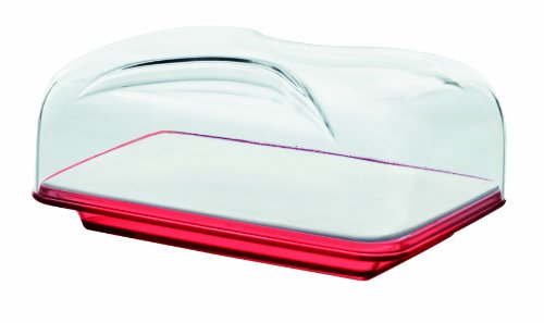 27010065 cloche à fromage rectangulaire rouge t...