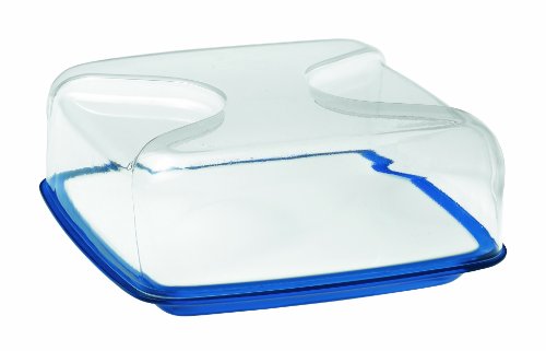 27000076 cloche à fromage carrée bleu méditerra...